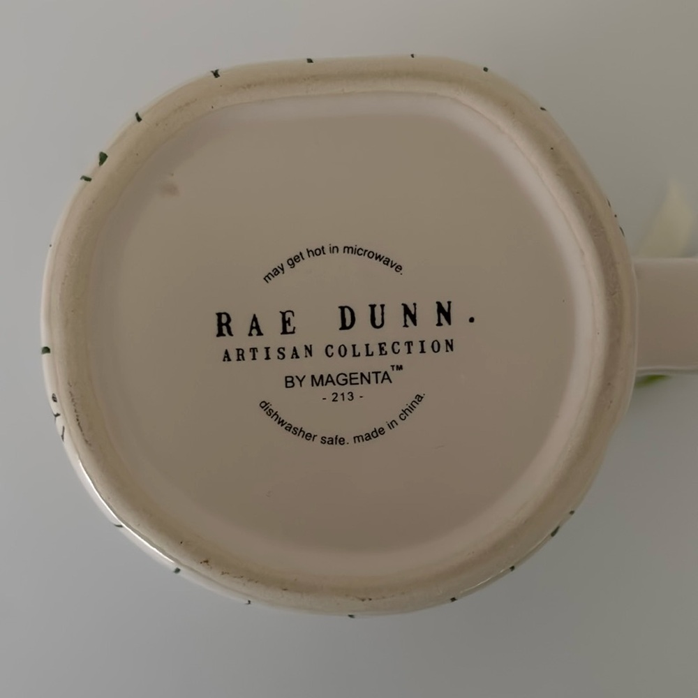 Rae Dunn Floral Mug with Inspirational Quote - Picture 3 of 5